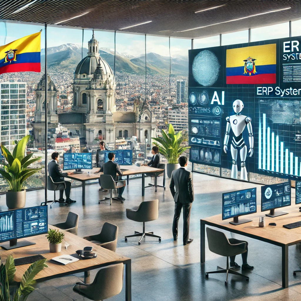 Uso de ERPs con Inteligencia Artificial en Ecuador